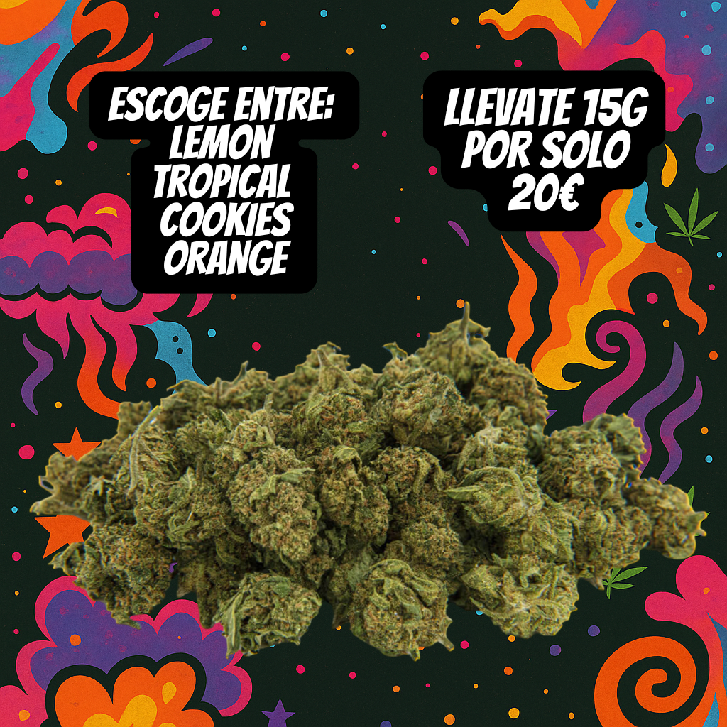OFERTA CBD 15G x 20€