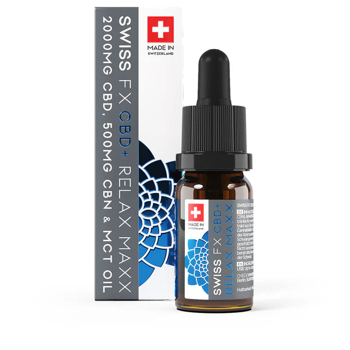Aceite de CBD RELAX MAXX 10 ml con 20% de CBD aislado (2000 mg)