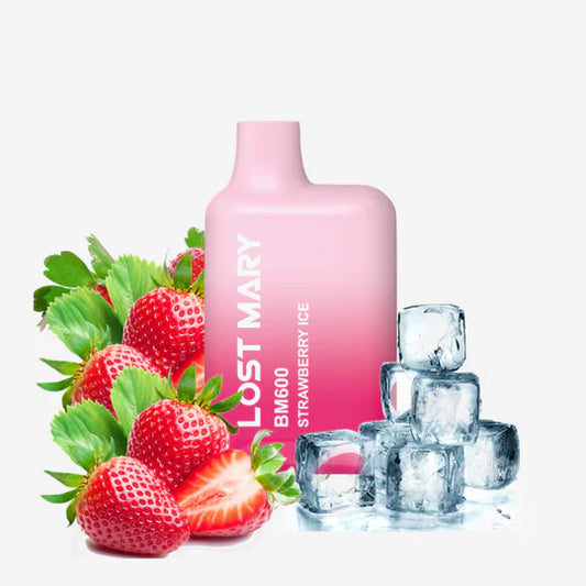 VAPER DESECHABLE 600 STRAWBERRY ICE LOST MARY