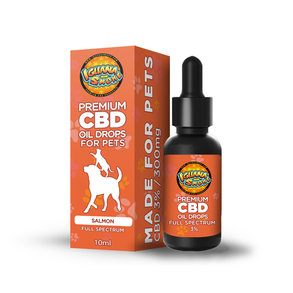 Aceite de CBD Full Spectrum 10ml 3% para Mascotas sabor a salmón