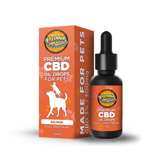 Aceite de CBD Full Spectrum 10ml 3% para Mascotas sabor a salmón