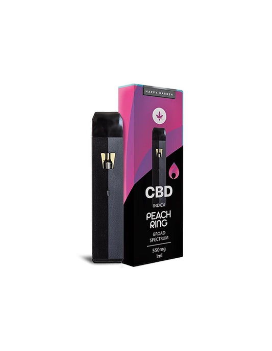 Happy Garden VAPE CBD Peach Ring (melocotón) - 550 mg