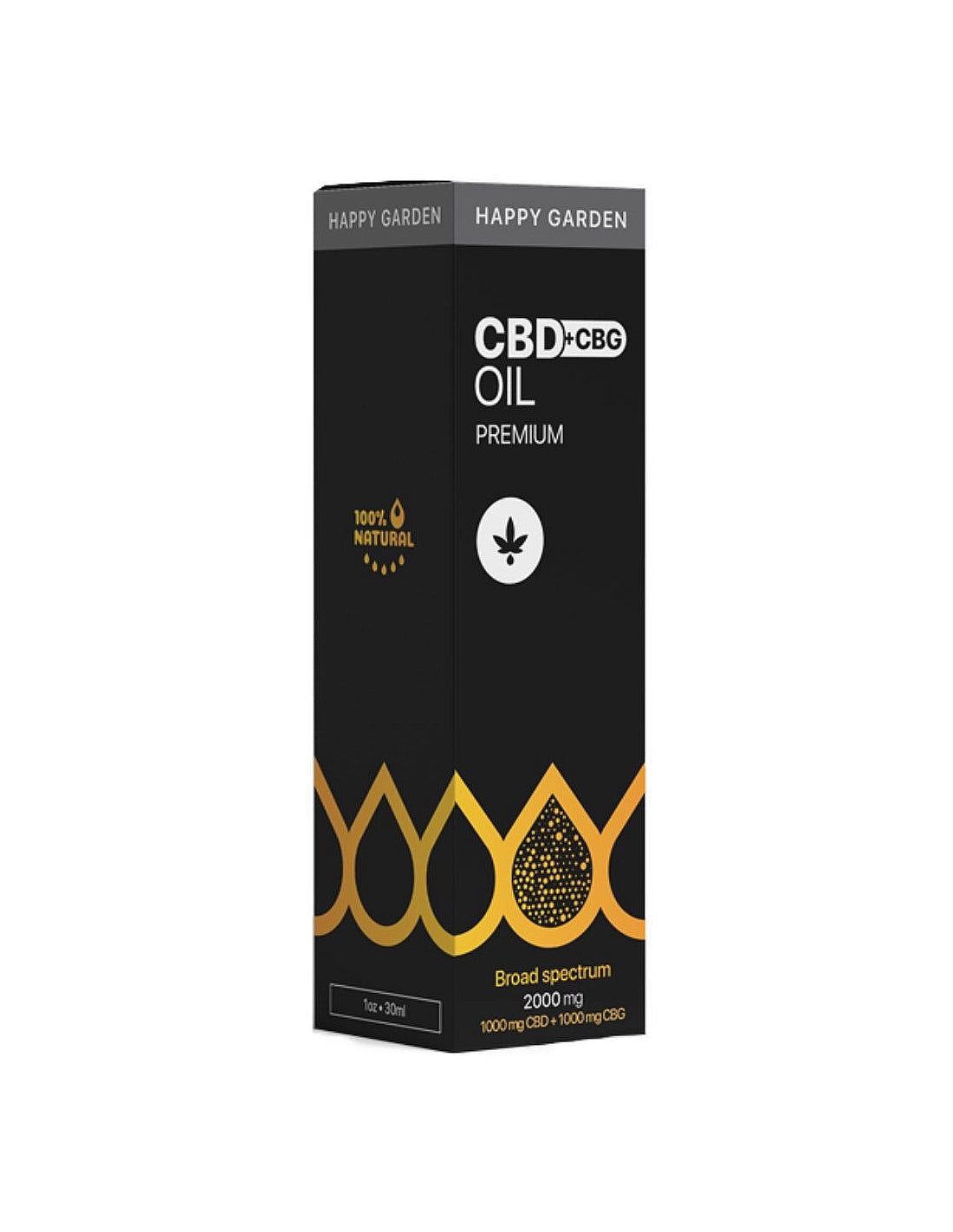CBD+CBG Aceite de CBD – 2000 – 30ml -Broad Spectrum - Aceite MCT