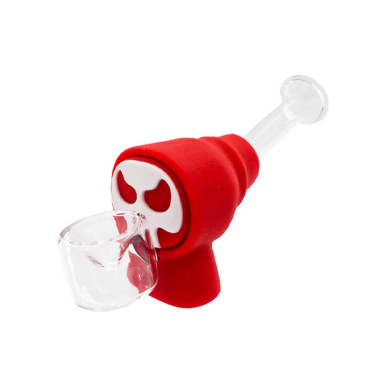 PIPA SILICONA PIEZAS EXTRAIBLES SKULL
